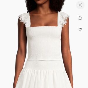 Peixoto Mariel smocked tank top